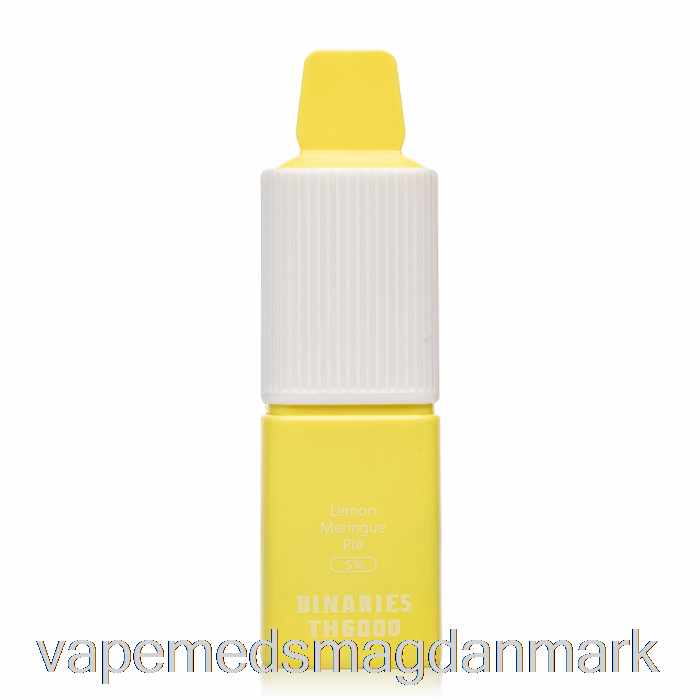 Vape Uden Nikotin Horizon Binær Th6000 Engangs Citron Marengstærte